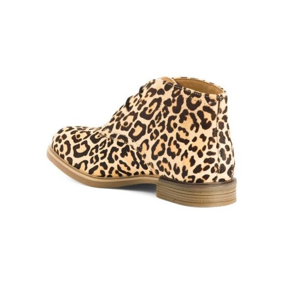 New - HUSH PUPPIES Haircalf Comfort Chukkas Leopard Women | 6.5 - Picture 2 of 16
